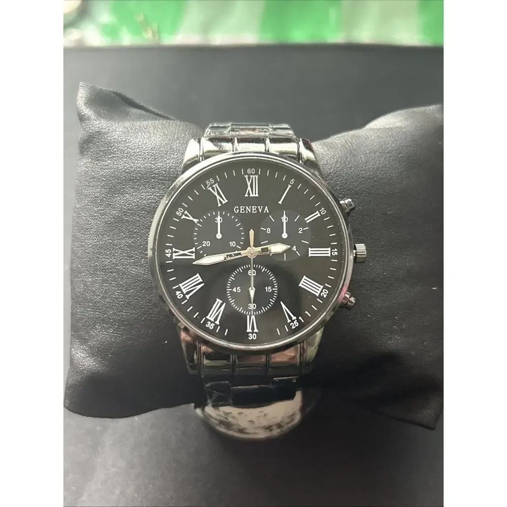 Geneva black dial